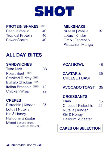 Opinii despre Shot Specialty Cafe, Galleria Mall în Abu Dhabi - Hospitality and gastronomy