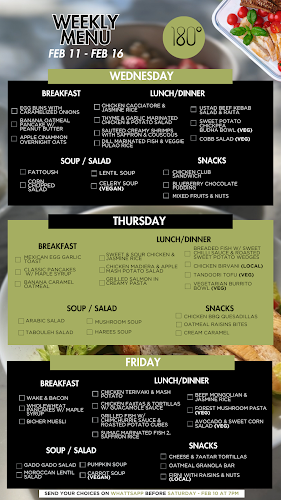 180 Degree Meal Plan