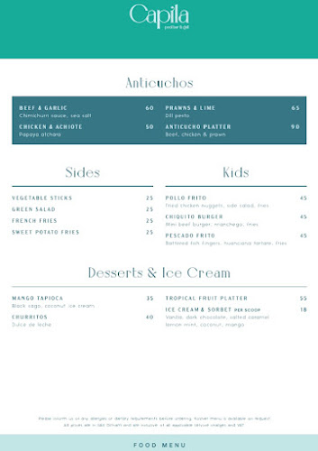 Capila Pool Bar & Grill - Hospitality and gastronomy