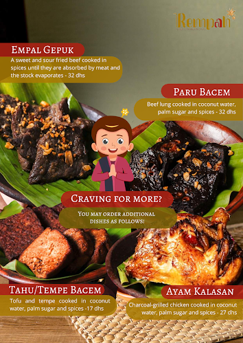 Opinii despre Rempah Indonesian Restaurant în Abu Dhabi - Hospitality and gastronomy