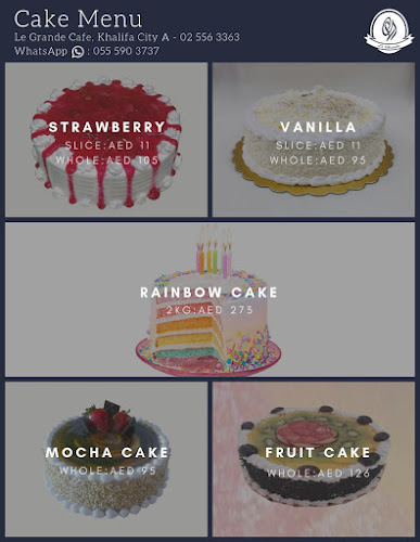 Opinii despre Le Grande Cakes & Flowers Khalifa city branch în Abu Dhabi - Hospitality and gastronomy