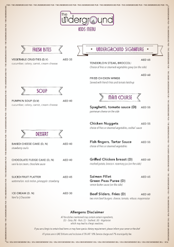 Opinii despre The Underground Pub în Dubai - Hospitality and gastronomy