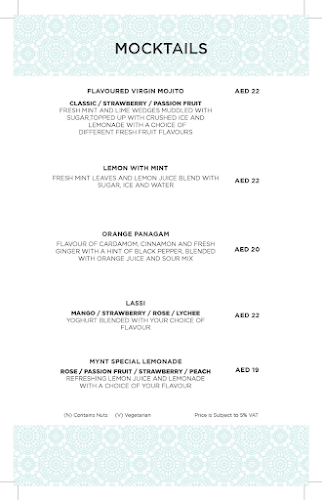 Comentarii opinii despre MYNT Indian Cuisine مطعم منت للمأكولات الهندية