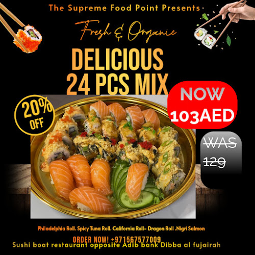 Opinii despre Sushi Boat în Fujairah - Hospitality and gastronomy