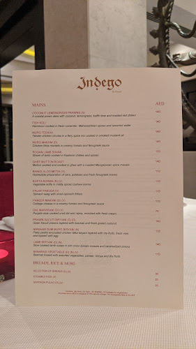 Opinii despre Indego by Vineet în Dubai - Hospitality and gastronomy