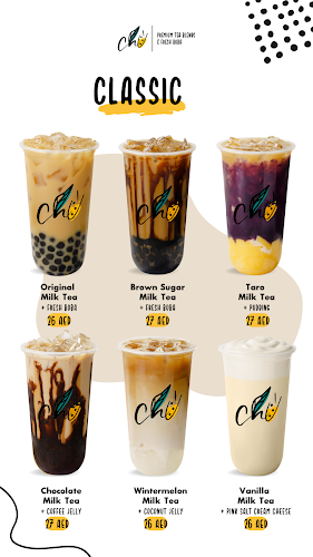 Opinii despre CHU - Premium Tea Blends & Fresh Boba în Abu Dhabi - Hospitality and gastronomy