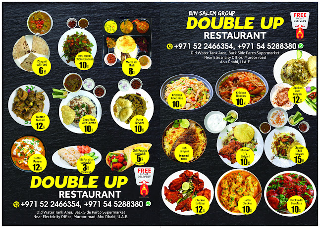 Opinii despre DOUBLE UP RESTAURANT în Abu Dhabi - Hospitality and gastronomy