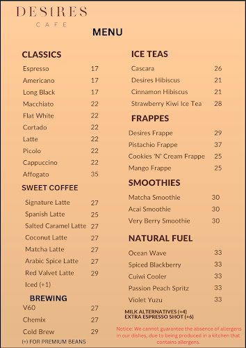 Desire’s Specialty Cafe