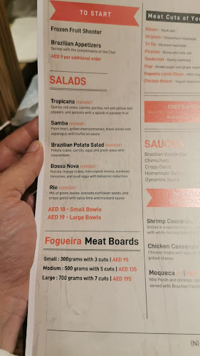 Comentarii opinii despre Fogueira Restaurant & Lounge