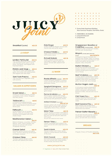Opinii despre Juicy Joint Restaurant în Dubai - Hospitality and gastronomy