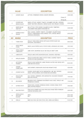 Opinii despre Bravo Lounge & Restaurant în Abu Dhabi - Hospitality and gastronomy