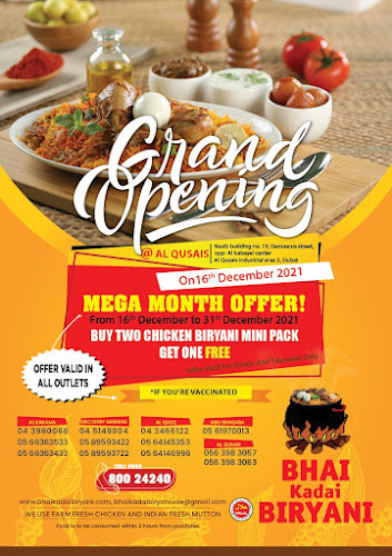 Opinii despre Bhai Kadai Biryani Al Qusais în Dubai - Hospitality and gastronomy