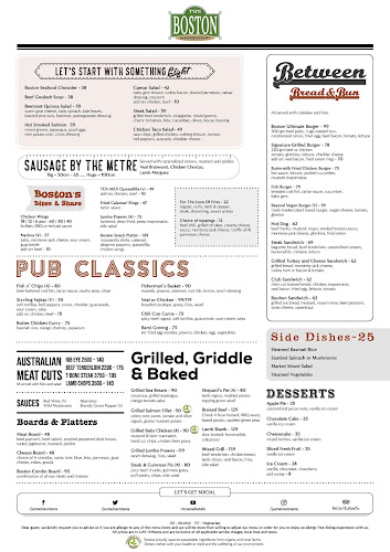 The Boston Bar & Restaurant - Hospitality and gastronomy