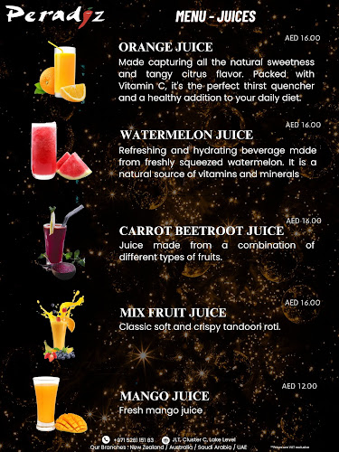 Opinii despre Peradiz Indian Restaurant în Dubai - Hospitality and gastronomy