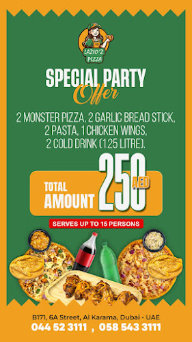 Lazio'z Pizza - Pizza Restaurant in Al Karama - Hospitality and gastronomy