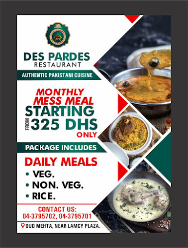 Opinii despre Des Pardes Restaurant - 24 Hours în Dubai - Hospitality and gastronomy