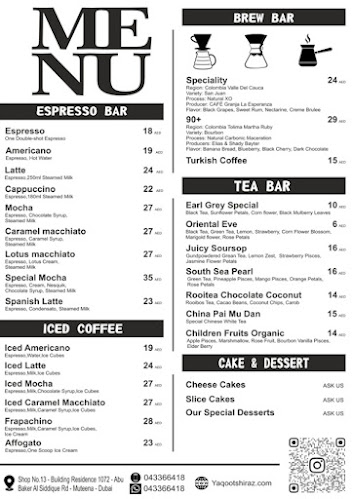 YaQoot ShiraZ - Cafe & Pastry shop ️