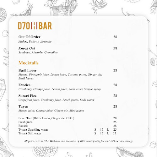 D70 Bar - Hospitality and gastronomy