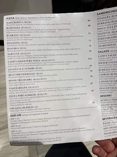 Opinii despre Capo’s Pizza în Dubai - Hospitality and gastronomy