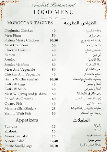 Opinii despre ARABISK RESTAURANT & CAFE în Ras Al-Khaimah - Hospitality and gastronomy