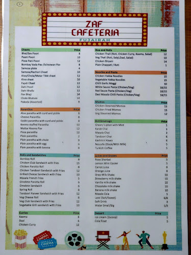 Opinii despre ZAF Bollywood Cafe (Zahrat Al Fajr) în Fujairah - Hospitality and gastronomy