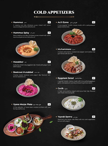 Vyora Turkish Cuisine - Hospitality and gastronomy