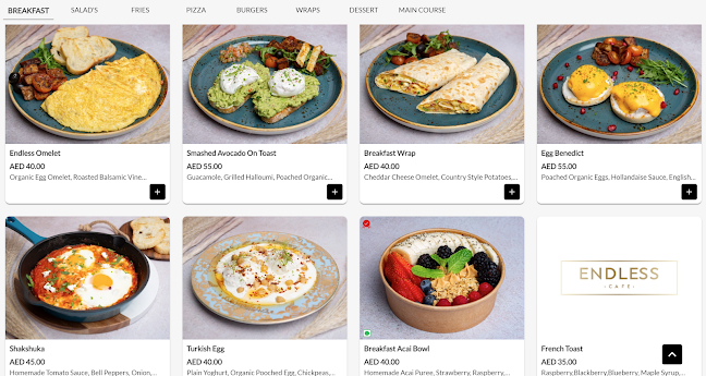 Endless Cafe & Restaurant - Dubai