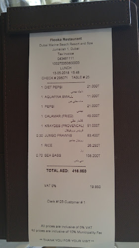 Opinii despre Flooka Dubai în Dubai - Hospitality and gastronomy