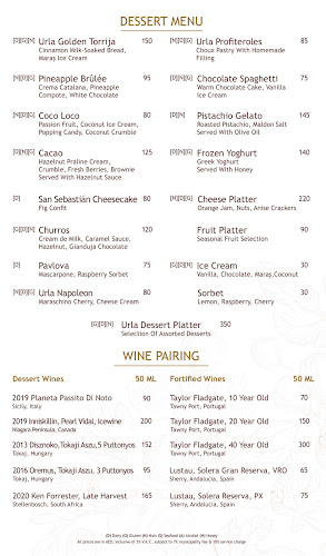 Urla Restaurant & Lounge - Hospitality and gastronomy