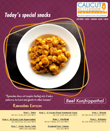 Calicut Notebook Restaurant - Hospitality and gastronomy