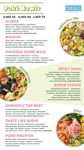 Comentarii opinii despre Poke & Co - Dubai Science Park