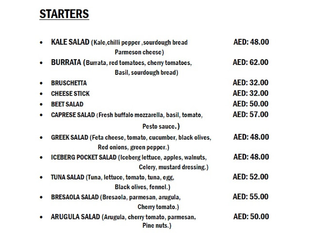 The Pizza Factory - Dubai