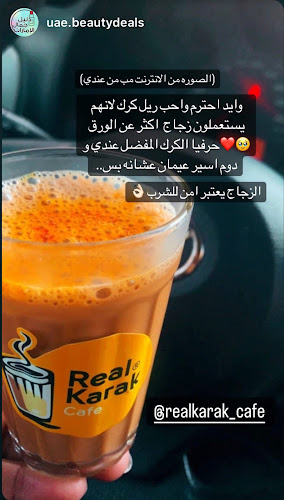 Real karak cafe Jumeirah