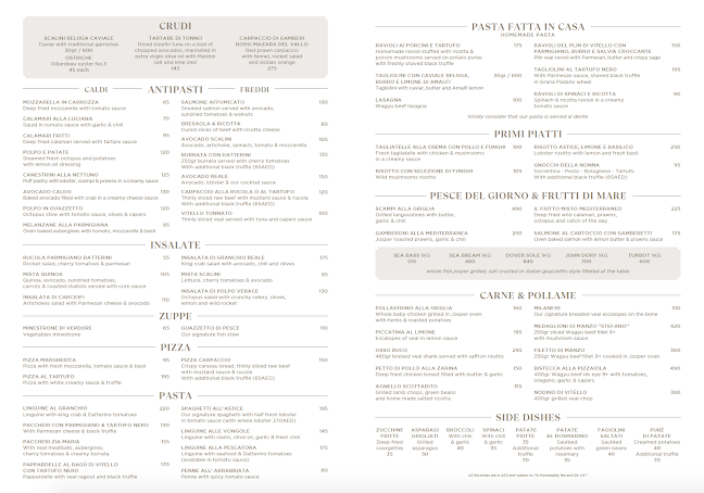 Scalini - Italian Restaurant Dubai