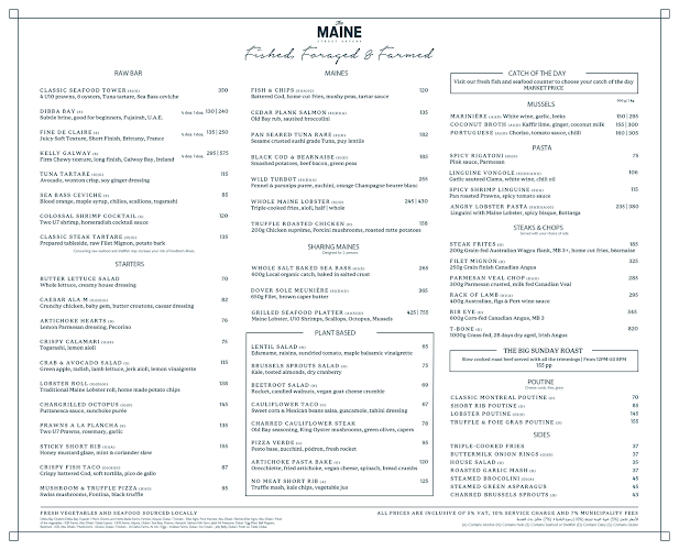 The MAINE Street Eatery Restaurant, Studio City - Dubai