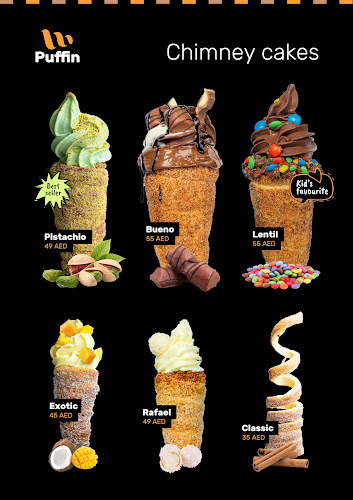 Puffin Chimney cakes, best Gelato