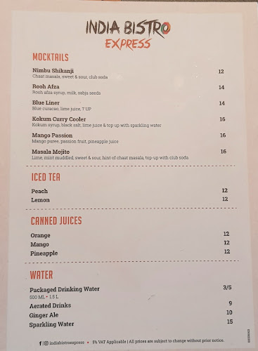 India Bistro- Abu Shagara - Hospitality and gastronomy