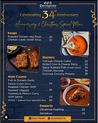 Goa Portuguesa, Jumeirah Lake Towers (JLT), Dubai - Hospitality and gastronomy