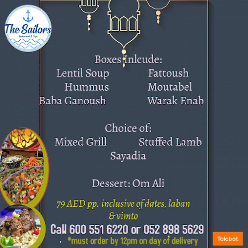 The Sailors Restaurant & Cafe - Hospitality and gastronomy